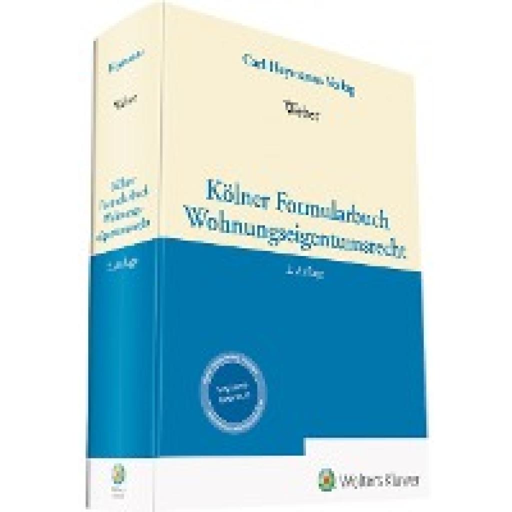 9783452299239 - Kölner Formularbuch Wohnungseigentumsrecht