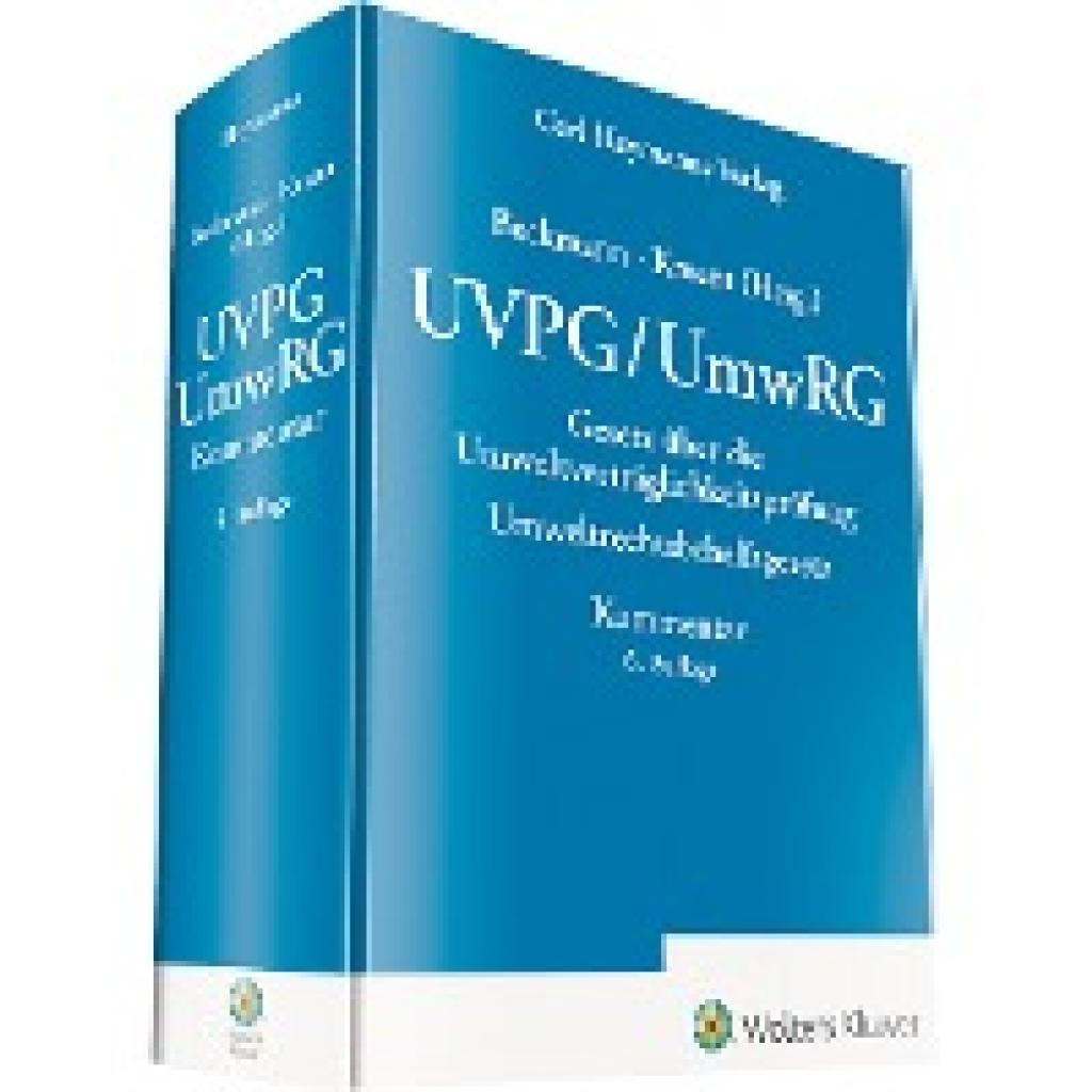 9783452299581 - UVPG   UmwRG - Kommentar