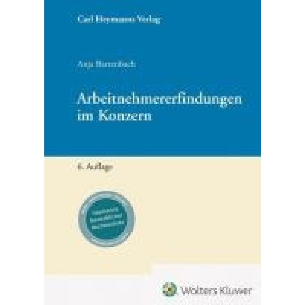 9783452303271 - Bartenbach Anja Arbeitnehmererfindungen im Konzern