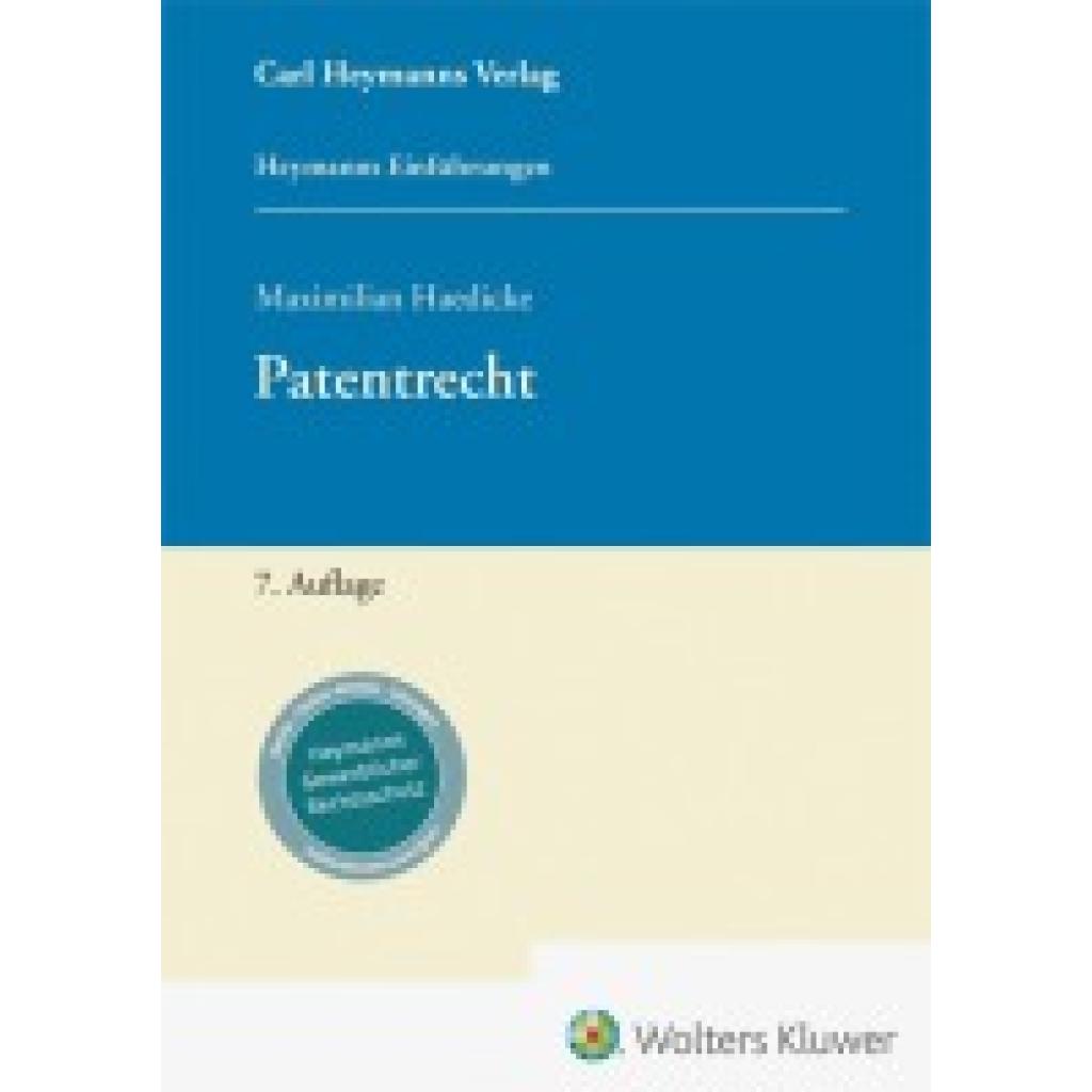 9783452304803 - Haedicke Maximilian Patentrecht
