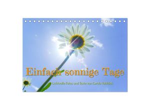 9783457132296 - Einfach sonnige Tage (Tischkalender 2025 DIN A5 quer) CALVENDO Monatskalender