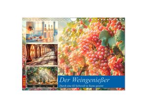 9783457133552 - Der Weingenießer (Wandkalender 2025 DIN A4 quer) CALVENDO Monatskalender