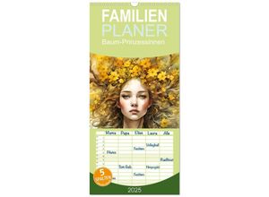 9783457133637 - Familienplaner 2025 - Baum-Prinzessinnen mit 5 Spalten (Wandkalender 21 x 45 cm) CALVENDO