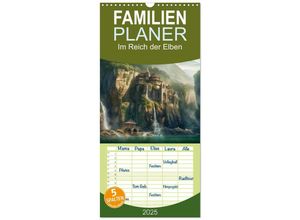 9783457135419 - Familienplaner 2025 - Im Reich der Elben mit 5 Spalten (Wandkalender 21 x 45 cm) CALVENDO