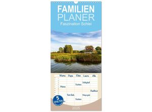 9783457135440 - Familienplaner 2025 - Faszination Schlei mit 5 Spalten (Wandkalender 21 x 45 cm) CALVENDO