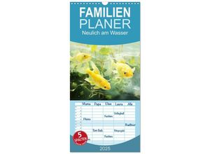 9783457135594 - Familienplaner 2025 - Neulich am Wasser mit 5 Spalten (Wandkalender 21 x 45 cm) CALVENDO