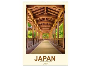 9783457136713 - Japan - Moderne mit Religion (Wandkalender 2025 DIN A2 hoch) CALVENDO Monatskalender