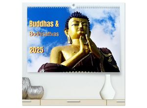 9783457136935 - Buddhas & Bhodisattvas (hochwertiger Premium Wandkalender 2025 DIN A2 quer) Kunstdruck in Hochglanz