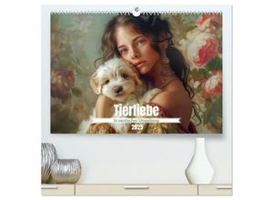 9783457137048 - Tierliebe - In exotischer Umgebung (hochwertiger Premium Wandkalender 2025 DIN A2 quer) Kunstdruck in Hochglanz