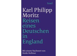 9783458343417 - Reisen eines Deutschen in England im Jahr 1782 - Karl Philipp Moritz Taschenbuch