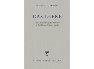 9783465028215 - Das Leere - Ernst A Schmidt Kartoniert (TB)