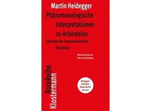 9783465041887 - Phänomenologische Interpretationen zu Aristoteles - Martin Heidegger Kartoniert (TB)