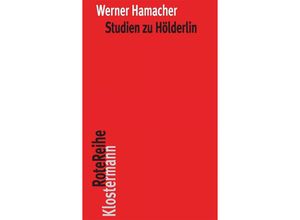 9783465044246 - Studien zu Hölderlin - Werner Hamacher Taschenbuch