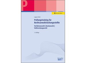 9783470631639 - Prüfungstraining für Rechtsanwaltsfachangestellte - Sabine Lappen-Bork Kartoniert (TB)