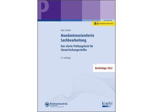 9783470653693 - Mandantenorientierte Sachbearbeitung - Helmut Kotz Dorothee Hubo Kartoniert (TB)