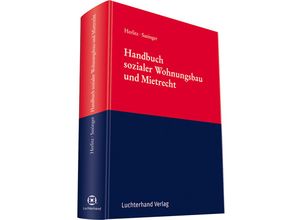 9783472095460 - Handbuch sozialer Wohnungsbau und Mietrecht Gebunden