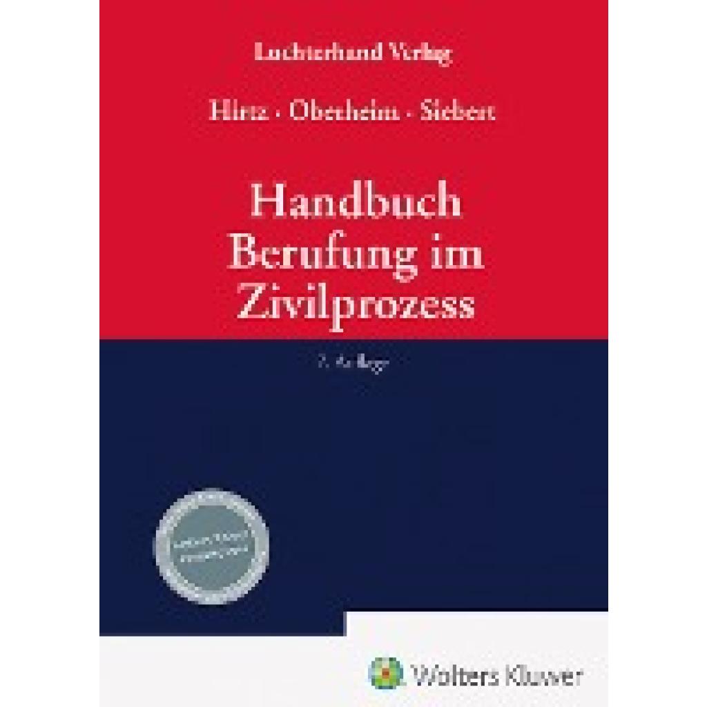 9783472097945 - Handbuch Berufung im Zivilprozess