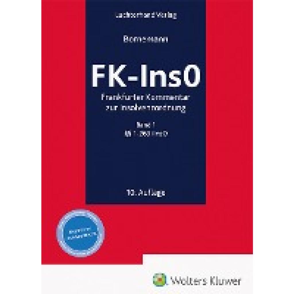 9783472098089 - FK-InsO - Kommentar Band 1