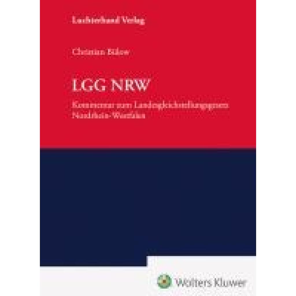 9783472098294 - Bülow Christian LGG NRW - Kommentar