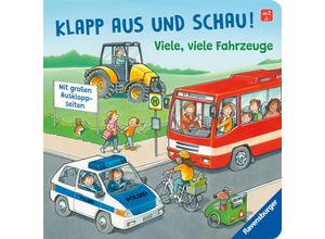 9783473418695 - Klapp aus und schau! Viele viele Fahrzeuge - Ralf Butschkow Pappband