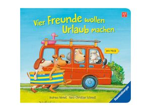 9783473418787 - Vier Freunde wollen Urlaub machen - Hans-Christian Schmidt Pappband