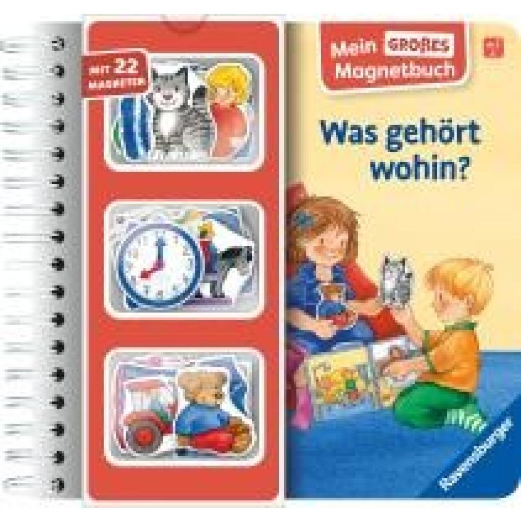 9783473421527 - Eberhard Irmgard Mein großes Magnetbuch Was gehört wohin? - Magnet-Spielbuch ab 2 Jahren Bilderbuch
