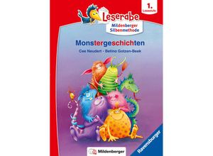 9783473463626 - Monstergeschichten - lesen lernen mit dem Leseraben - Erstlesebuch - Kinderbuch ab 6 Jahren mit Silbengeschichten zum Lesenlernen (Leserabe 1 Klasse mit Mildenberger Silbenmethode) - Cee Neudert Kartoniert (TB)