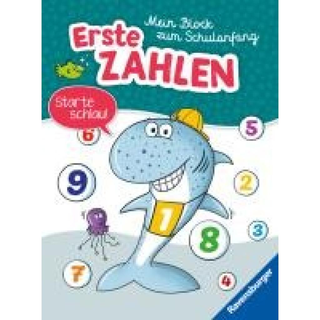 9783473489039 - Ravensburger Mein Block zum Schulanfang Erste Zahlen - Rätselblock ab 6 Jahre - Zahlen lernen