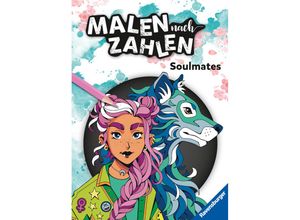 9783473489152 - Malen nach Zahlen   Ravensburger Malen nach Zahlen Soulmates - Manga - Anime - 32 Motive abgestimmt auf Buntstiftsets mit 24 Farben (Stifte nicht enthalten) - Für Fortgeschrittene Kartoniert (TB)