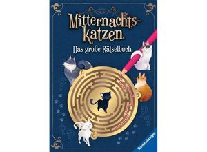 9783473489220 - Ravensburger Mitternachtskatzen Das große Rätselbuch Vielfältige Rätsel und Knobeleien für Katzenfans - Sudoku Logicals Labyrinthe Worträtsel Sprachrätsel Gedächtnisrätsel uvm - Elena Bruns Kartoniert (TB)