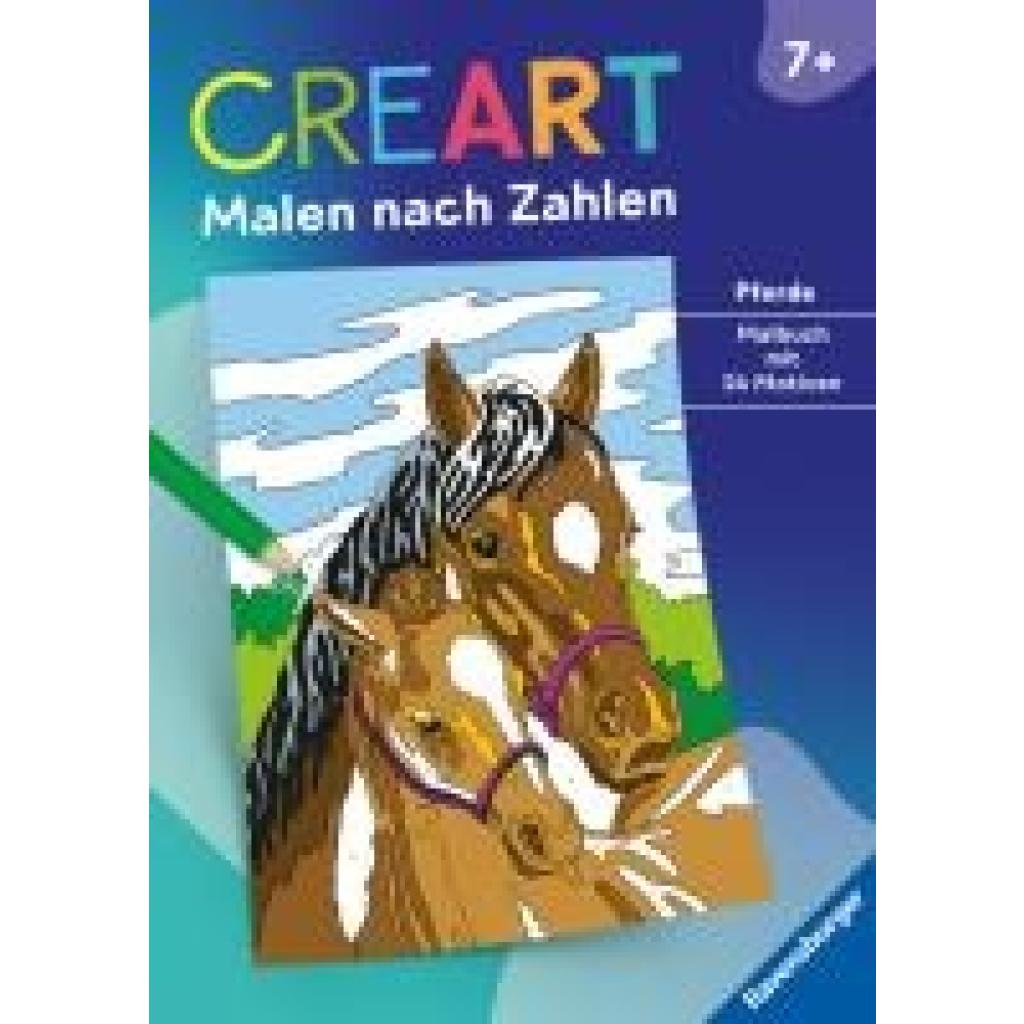 9783473489350 - Ravensburger Malen nach Zahlen ab 7 Pferde - 24 Motive