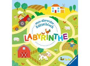 9783473489848 - Ravensburger Mein allererster Rätselblock - Labyrinthe - Rätselblock für Kinder ab 3 Jahren - Susannah Bailey Kartoniert (TB)