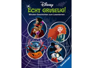 9783473497850 - Disney Gruselige Minuten-Geschichten zum Lesenlernen - Erstlesebuch ab 7 Jahren - 2 Klasse - Annette Neubauer Gebunden