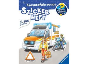 9783473600441 - Wieso? Weshalb? Warum? Stickerheft Einsatzfahrzeuge Kartoniert (TB)