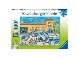 9783473676415 - Ravensburger Puzzle - Ravensburger Kinderpuzzle - 10867 Polizeirevier - Puzzle für Kinder ab 6 Jahren mit 100 Teilen im XXL-Format