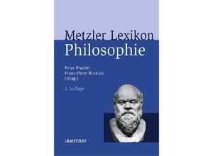 9783476021878 - Metzler Philosophie Lexikon Gebunden