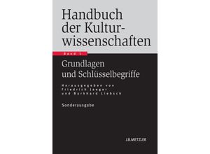 9783476023230 - Handbuch der Kulturwissenschaften Kartoniert (TB)