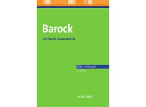 9783476024374 - Lehrbuch Germanistik   Barock - Dirk Niefanger Kartoniert (TB)