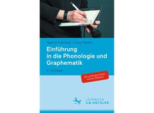 9783476059390 - Einführung in die Phonologie und Graphematik - Nanna Fuhrhop Jörg Peters Kartoniert (TB)