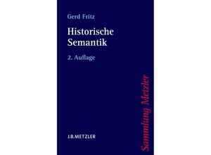 9783476123138 - Historische Semantik - Gerd Fritz Taschenbuch