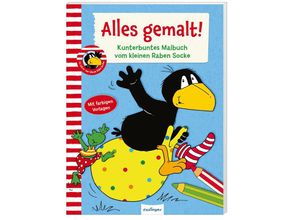 9783480236893 - - GEBRAUCHT Der kleine Rabe Socke Alles gemalt! Kunterbuntes Malbuch vom kleinen Raben Socke Über 80 Ausmalbilder für Kinder ab 3 Jahren - Preis vom 02062023 050629 h