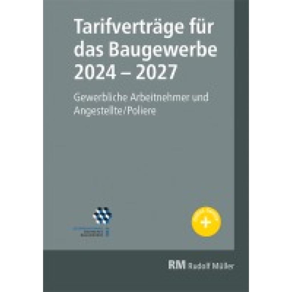 9783481047832 - Jöris Heribert Tarifverträge für das Baugewerbe 2024-2027