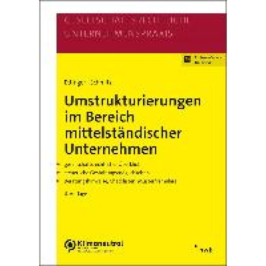 9783482599361 - Ettinger Jochen Umstrukturierungen im Bereich mittelständischer Unternehmen