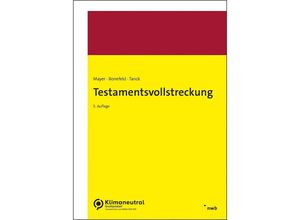 9783482636332 - Testamentsvollstreckung Kartoniert (TB)