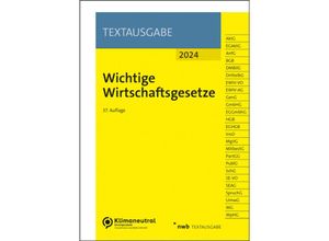 9783482672576 - Wichtige Wirtschaftsgesetze Kartoniert (TB)