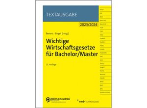 9783482675959 - Wichtige Wirtschaftsgesetze für Bachelor Master Kartoniert (TB)