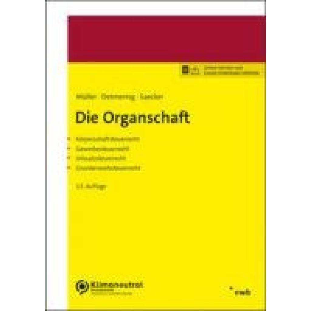 9783482676239 - Müller Thomas Die Organschaft