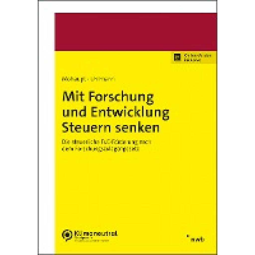 9783482680618 - Mohaupt Annette Mit Forschung und Entwicklung Steuern senken