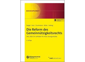 9783482681424 - Die Reform des Gemeinnützigkeitsrechts - Andreas Seeger Tilo Kurz Stephan Grummann Kartoniert (TB)