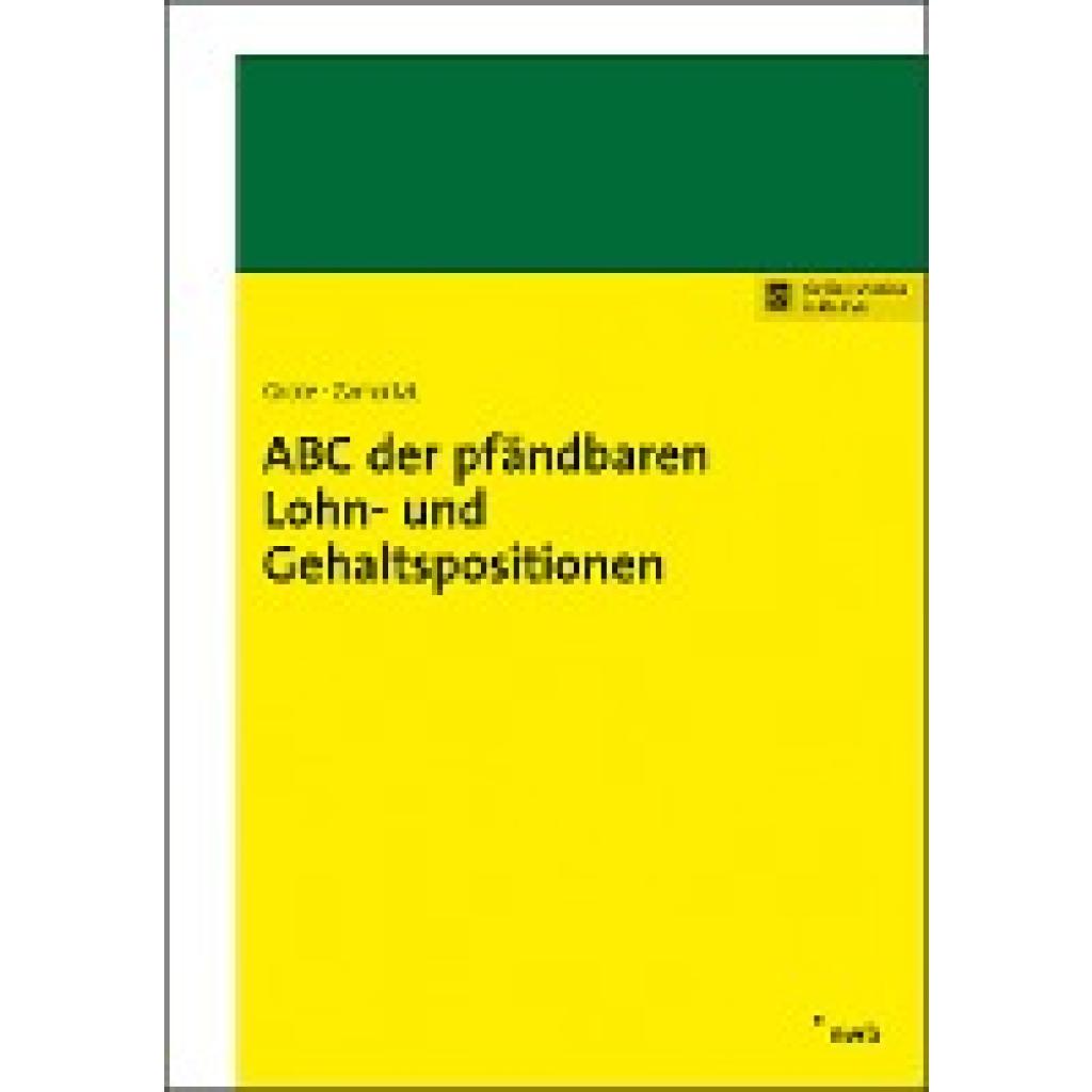 9783482681615 - Grote Hugo ABC der pfändbaren Lohn- und Gehaltspositionen